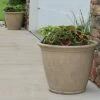 Best Sale 🔔 Sunnydaze Decor Sunnydaze Indoor/Outdoor Patio, Garden, or Porch Weather-Resistant Double-Walled Anjelica Flower Pot Planter - 24" - Beige - 2pk 😀