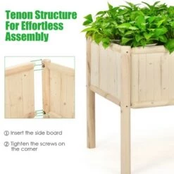 Buy ๐คฉ Costway Raised Garden Bed 42''x30''x32'' Elevated Wood Planter Box Stand Patio Yard ๐ 19 Buy ๐คฉ Costway Raised Garden Bed 42''x30''x32'' Elevated Wood Planter Box Stand Patio Yard ๐ -Planters Sales Store unnamed file 347