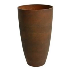 Best Pirce 🔔 Algreen 43729 Acerra Weather Protected Recycled Composite Vase Planter Pot, Rust 🤩