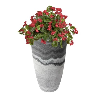 Coupon 𧨠Algreen 43429 Acerra 12 Inch Diameter x 20 Inch Tall Curved Yard and Patio Vase Garden Flower Plant Planter Pot, Marble Print π 5 Coupon 𧨠Algreen 43429 Acerra 12 Inch Diameter x 20 Inch Tall Curved Yard and Patio Vase Garden Flower Plant Planter Pot, Marble Print π - Image 3