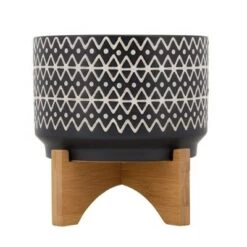 Budget ✔️ 7" Ceramic Abstract Planter on Stand - Sagebrook Home Black ❤️ 8 Budget ✔️ 7" Ceramic Abstract Planter on Stand - Sagebrook Home Black ❤️ -Planters Sales Store unnamed file 3568