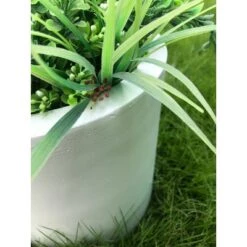 Hot Sale ⌛ Rosemead Home & Garden, Inc. Set of 3 Kante Lightweight Concrete Modern Cylinder Outdoor Planters Pure White - Rosemead Home & Garden, Inc. 🛒 -Planters Sales Store unnamed file 3584