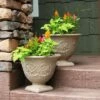 Coupon 💯 Sunnydaze Decor Sunnydaze Indoor/Outdoor Patio, Garden, or Porch Weather-Resistant Double-Walled Darcy Flower Pot Planter - 16" - Beige - 4pk ⌛ -Planters Sales Store unnamed file 3590