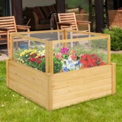 Outlet 💯 Costway Raised Garden Bed Wooden Garden Box with 9 Grids & Critter Guard Fence ❤️ 18 Outlet 💯 Costway Raised Garden Bed Wooden Garden Box with 9 Grids & Critter Guard Fence ❤️ -Planters Sales Store unnamed file 361