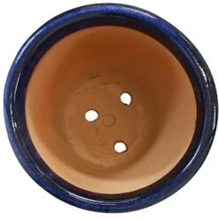 Buy 👍 Sunnydaze Decor Sunnydaze Studio Outdoor/Indoor High-Fired Glazed UV- and Frost-Resistant Ceramic Flower Pot Planter with Drainage Holes -15" Diameter - Imperial Blue ⭐ -Planters Sales Store unnamed file 3647