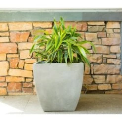 Deals 👏 Kante Lightweight Modern Flared Square Planter - Rosemead Home & Garden, Inc. ❤️