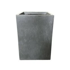 Best Sale 🔔 Kante Lightweight Tall Outdoor Square Concrete Planter Slate Gray - Rosemead Home & Garden, Inc. 🌟 -Planters Sales Store unnamed file 3684