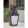 Discount 🥰 Galvanized Self-Watering Planter Square, Tall - Gardener's Supply Company 🔔