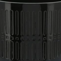 Hot Sale 👍 Sagebrook Home Set of 2 Lines Ceramic Footed Planters Black ✔️ -Planters Sales Store unnamed file 3728