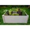 Best deal 🤩 22" Vinyl Keyhole Rectangular Garden Bed White - Vita 😍 -Planters Sales Store unnamed file 382
