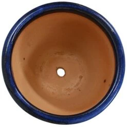 Buy 😀 Sunnydaze Decor Sunnydaze Chalet Outdoor/Indoor High-Fired Glazed UV- and Frost-Resistant Ceramic Planters with Drainage Holes - 12" Diameter - Imperial Blue - 2-Pack 😍 -Planters Sales Store unnamed file 3879