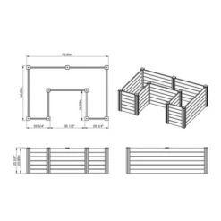 Best Pirce ✨ 22" Vinyl Classic Independence Raised Garden Bed White - Vita 😉 -Planters Sales Store unnamed file 39