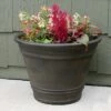 Wholesale 😉 Sunnydaze Decor Sunnydaze Indoor/Outdoor Patio, Garden, or Porch Weather-Resistant Double-Walled Franklin Flower Pot Planter - 20" - Sable Finish 🧨