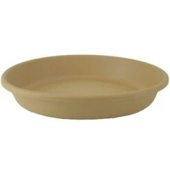 Deals ❤️ The HC Companies HC Companies Classic 24 Inch Round Flower Pot Plant Saucer, Sandstone (2 Pack) 🛒