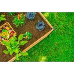 New 🧨 4'x4' Mezza Keyhole Square Garden Bed Planter - Vita ⌛ -Planters Sales Store unnamed file 405