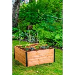 New 🧨 4'x4' Mezza Keyhole Square Garden Bed Planter - Vita ⌛ -Planters Sales Store unnamed file 407