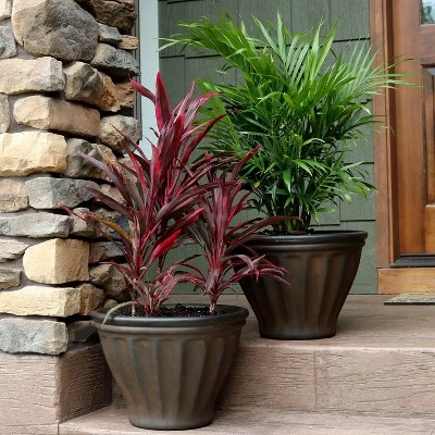 Hot Sale ๐ฅฐ Sunnydaze Decor Sunnydaze Indoor/Outdoor Patio, Garden, or Porch Weather-Resistant Double-Walled Charlotte Flower Pot Planter - 16" - Rust Finish - 2pk ๐ 3 Hot Sale ๐ฅฐ Sunnydaze Decor Sunnydaze Indoor/Outdoor Patio, Garden, or Porch Weather-Resistant Double-Walled Charlotte Flower Pot Planter - 16" - Rust Finish - 2pk ๐