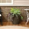 Flash Sale 🥰 Sunnydaze Decor Sunnydaze Indoor/Outdoor Patio, Garden, or Porch Weather-Resistant Double-Walled Arabella Flower Pot Planter - 20" - Sable Finish 😍