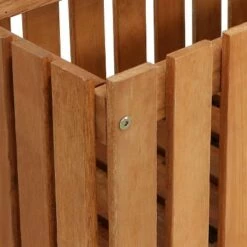 Budget 🥰 Sunnydaze Decor Sunnydaze Outdoor Rectangle Meranti Wood Picket Style Planter Box for Flowers, Herbs, Vegetables and Plants - 24" W - Brown 😀 -Planters Sales Store unnamed file 4184