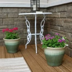 Cheapest 😉 Sunnydaze Decor Sunnydaze Studio Outdoor/Indoor High-Fired Glazed UV- and Frost-Resistant Ceramic Planters with Drainage Holes - 11" Diameter - Seafoam - 2-Pack 💯