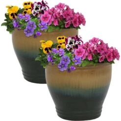 Buy 🧨 Sunnydaze Decor Sunnydaze Studio Outdoor/Indoor UV- and Frost-Resistant Ceramic Planter with Drainage Holes - 11" Diameter - Forest Lake Green - 2-Pack ✔️ 10 Buy 🧨 Sunnydaze Decor Sunnydaze Studio Outdoor/Indoor UV- and Frost-Resistant Ceramic Planter with Drainage Holes - 11" Diameter - Forest Lake Green - 2-Pack ✔️ -Planters Sales Store unnamed file 4218