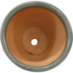 Outlet 😀 Sunnydaze Decor Sunnydaze Chalet High-Fired Glazed UV- and Frost-Resistant Ceramic Flower Pot Planter with Drainage Holes - 9" Diameter - Gray - 2-Pack 🔔 -Planters Sales Store unnamed file 4230