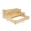 Cheapest ✔️ Costway 3 Tier Wooden Raised Vegetable Garden Bed Elevated Planter Kit Outdoor Gardening 🎁 -Planters Sales Store unnamed file 426