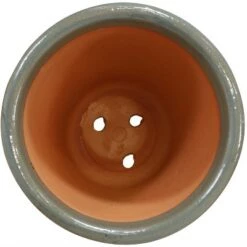 Flash Sale ⭐ Sunnydaze Decor Sunnydaze Studio High-Fired Glazed UV- and Frost-Resistant Outdoor/Indoor Ceramic Flower Pot with Drainage Holes - 15" - Gray ⭐ -Planters Sales Store unnamed file 4285