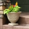 Best Sale 🌟 Sunnydaze Decor Sunnydaze Indoor/Outdoor Patio, Garden, or Porch Weather-Resistant Double-Walled Darcy Flower Pot Planter - 16" - Beige ⌛ -Planters Sales Store unnamed file 4293