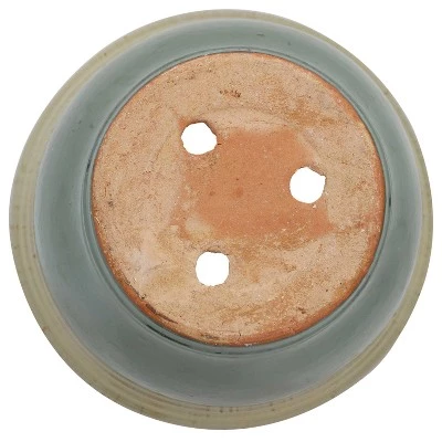 Outlet ๐ Sunnydaze Decor Sunnydaze Studio High-Fired Glazed UV- and Frost-Resistant Outdoor/Indoor Ceramic Flower Pot with Drainage Holes - 15" - Seafoam โค๏ธ 4 Outlet ๐ Sunnydaze Decor Sunnydaze Studio High-Fired Glazed UV- and Frost-Resistant Outdoor/Indoor Ceramic Flower Pot with Drainage Holes - 15" - Seafoam โค๏ธ - Image 2