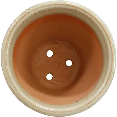 Outlet ๐ Sunnydaze Decor Sunnydaze Studio High-Fired Glazed UV- and Frost-Resistant Outdoor/Indoor Ceramic Flower Pot with Drainage Holes - 15" - Seafoam โค๏ธ 6 Outlet ๐ Sunnydaze Decor Sunnydaze Studio High-Fired Glazed UV- and Frost-Resistant Outdoor/Indoor Ceramic Flower Pot with Drainage Holes - 15" - Seafoam โค๏ธ - Image 4