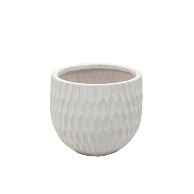 Best deal 🌟 Sagebrook Home Set of 3 Ceramic Planters Matte White ✔️ 5 Best deal 🌟 Sagebrook Home Set of 3 Ceramic Planters Matte White ✔️ - Image 3