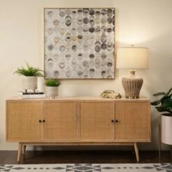 Outlet 🥰 Set of 2 Footed Planters Stripes - Sagebrook Home Silver 💯 -Planters Sales Store unnamed file 4374