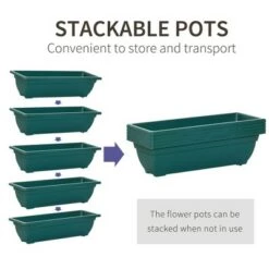 New 🧨 Outsunny 4Ft Vertical Raised Garden Bed with 5 Tier, Planter Box with Drainage Holes for Patio Balcony Greenhouse Outdoor/Indoor 🎁 -Planters Sales Store unnamed file 439