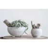 Best reviews of 😍 Small Footed Terracotta Planter with Fluted Texture Distressed Cream - 3R Studios 🎁