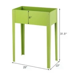 Brand new 🎁 Costway 24'' x12'' Outdoor Elevated Garden Plant Stand Raised Tall Flower Bed Box 🎁