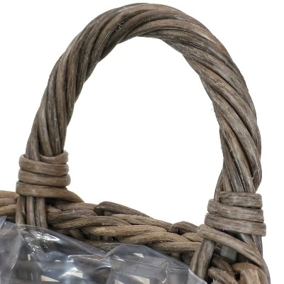 Cheap ๐ Sunnydaze Decorative Round Indoor Polyrattan Basket Flower Planters with Handles - 8.75", 10.5", and 12.75" Diameter - Gray - 3-Piece Set ๐ 4 Cheap ๐ Sunnydaze Decorative Round Indoor Polyrattan Basket Flower Planters with Handles - 8.75", 10.5", and 12.75" Diameter - Gray - 3-Piece Set ๐ - Image 2
