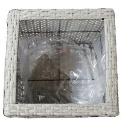Best reviews of ✨ Sunnydaze Decor Sunnydaze Square Indoor Polyrattan Planters with Attached Clear Polypropylene Liner 14" Square x 11" H and 14" Square x 11" H - Gray 2-Piece ✔️ -Planters Sales Store unnamed file 4518
