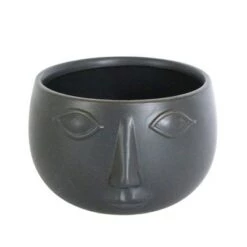 Deals 🌟 7" Ceramic Face Planter - Sagebrook Home Matte Black ⌛ 8 Deals 🌟 7" Ceramic Face Planter - Sagebrook Home Matte Black ⌛ -Planters Sales Store unnamed file 4532