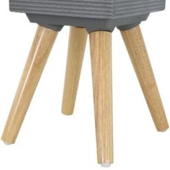 Promo ⌛ Sunnydaze Decor Sunnydaze Barkley Fiber Clay Durable Indoor/Outdoor Decorative Flower Pots - 10" and 13" Square - Gray and Natural - 2-Piece Set ✨ -Planters Sales Store unnamed file 4548