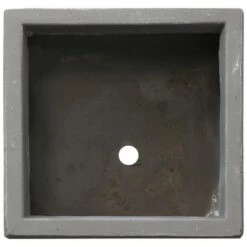 Promo ⌛ Sunnydaze Decor Sunnydaze Barkley Fiber Clay Durable Indoor/Outdoor Decorative Flower Pots - 10" and 13" Square - Gray and Natural - 2-Piece Set ✨ -Planters Sales Store unnamed file 4551