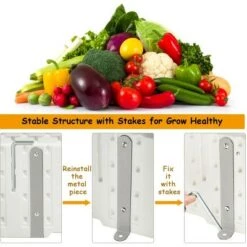 Cheap 🔥 Costway 2 Pcs 48.5'' Raised Garden Bed Square Plant Box Planter Flower Vegetable White ❤️ -Planters Sales Store unnamed file 457