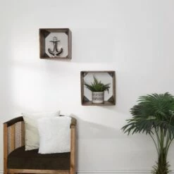 Best Pirce 👏 Sagebrook Home Set of 2 Swirly Lines Ceramic Planters with Saucers Beige 👍 -Planters Sales Store unnamed file 4694