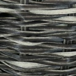 Best Pirce 🔔 Sunnydaze Decor Sunnydaze Indoor/Outdoor Polyrattan Over-the-Rail Tri-Planter with 3 Round Black Plastic Liners - Charcoal 👏 -Planters Sales Store unnamed file 4724