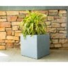 Outlet 🔔 Kante Lightweight Modern Outdoor Concrete Square Planter Slate Gray - Rosemead Home & Garden, Inc. 🔔