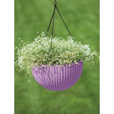 Hot Sale 🌟 Weave Self-Watering Hanging Basket, 14 Inch - Gardener's Supply Company 👍 5 Hot Sale 🌟 Weave Self-Watering Hanging Basket, 14 Inch - Gardener's Supply Company 👍 - Image 3