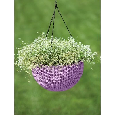 Hot Sale 🌟 Weave Self-Watering Hanging Basket, 14 Inch - Gardener's Supply Company 👍 6 Hot Sale 🌟 Weave Self-Watering Hanging Basket, 14 Inch - Gardener's Supply Company 👍 - Image 4