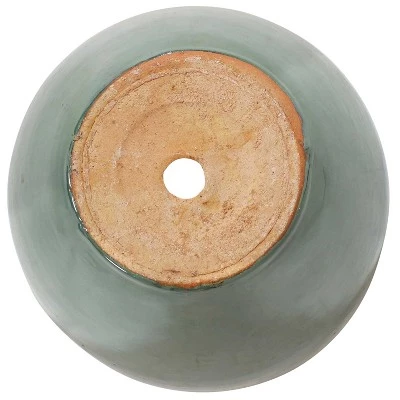 Hot Sale ๐ Sunnydaze Decor Sunnydaze Resort Outdoor/Indoor High-Fired Glazed UV and Frost-Resistant Ceramic Flower Planters with Drainage Holes - 10" Diameter - Seafoam - 2-Pack ๐ 4 Hot Sale ๐ Sunnydaze Decor Sunnydaze Resort Outdoor/Indoor High-Fired Glazed UV and Frost-Resistant Ceramic Flower Planters with Drainage Holes - 10" Diameter - Seafoam - 2-Pack ๐ - Image 2