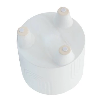 Outlet β Set of 2 12" Bravais Footed Ceramic Planters White - Sagebrook Home π 5 Outlet β Set of 2 12" Bravais Footed Ceramic Planters White - Sagebrook Home π - Image 4