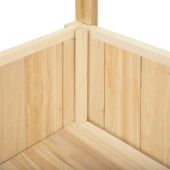 New ✨ Outsunny 47'' Wooden Raised Garden Bed with Trellis Coutryside Style Elevated Planter Box Stand with Open Shelf Spacious Planting Area 👏 -Planters Sales Store unnamed file 499